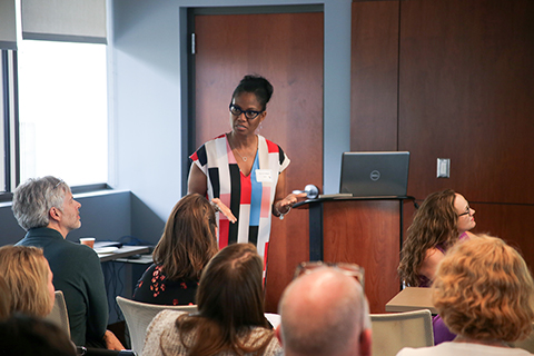 Prof. Tamara Baker presents at the 2019 Future of Work Listening Session